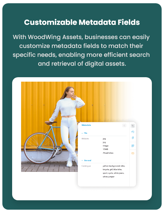 Customizable metadata fields